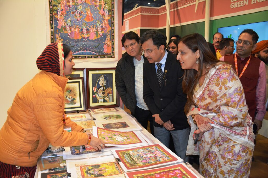 भारतीय अंतर्राष्ट्रीय व्यापार मेले में राजस्थानी कला, संस्कृति और उद्योग का भव्य प्रदर्शन