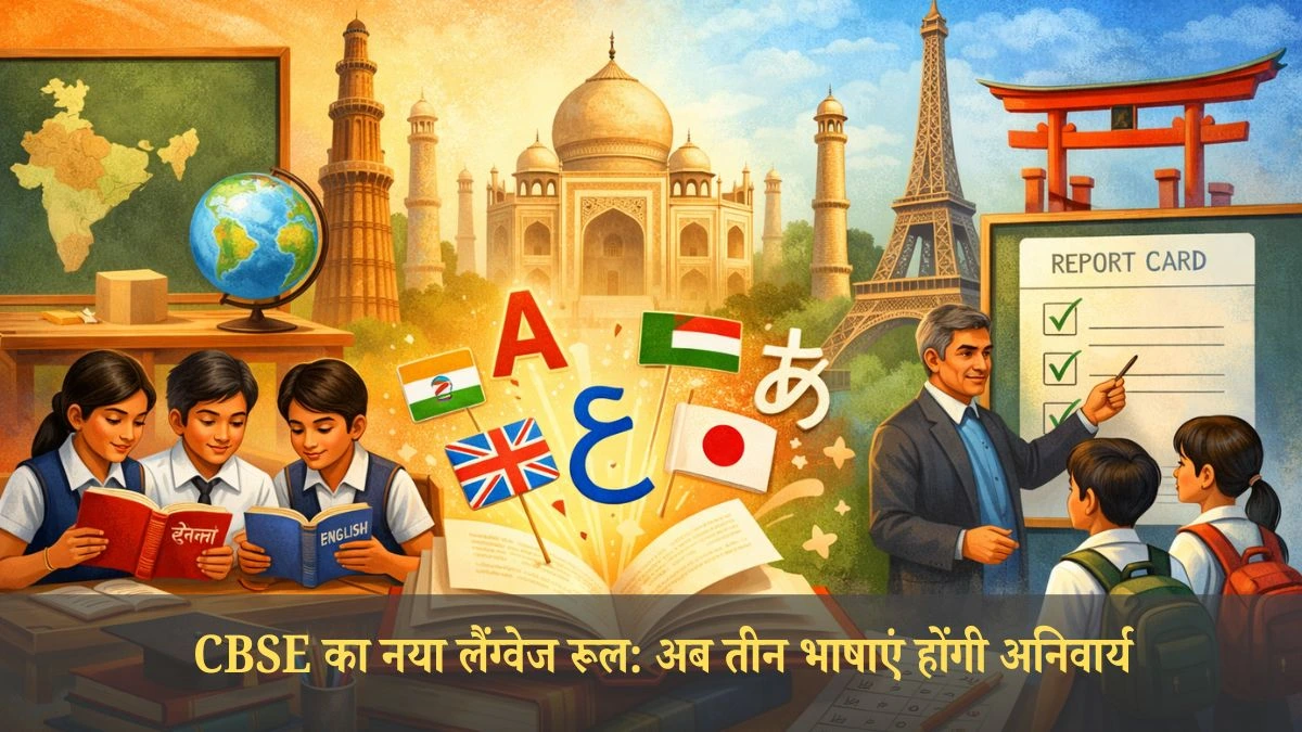 CBSE का नया लैंग्वेज रूल: अब तीन भाषाएं होंगी अनिवार्य