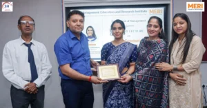 ब्रांड निर्माण की रणनीतियों पर मैनेजमेंट एजुकेशन एंड रिसर्च इंस्टीट्यूट में हुआ विशेष अतिथि व्याख्यान