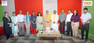संस्कृत विद्वान और पद्म श्री सम्मानित प्रो. वेम्पति कुटुम्बा शास्त्री का एमईआरआई कॉलेज में स्वागत
