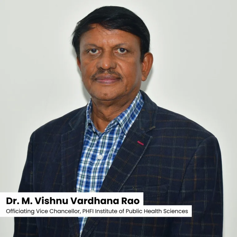 भारत को स्वास्थ्य ढांचे के साथ प्रशिक्षित सार्वजनिक स्वास्थ्य विशेषज्ञों में भी निवेश बढ़ाने की जरूरत: PHFI-IPHS के कार्यवाहक कुलपति
