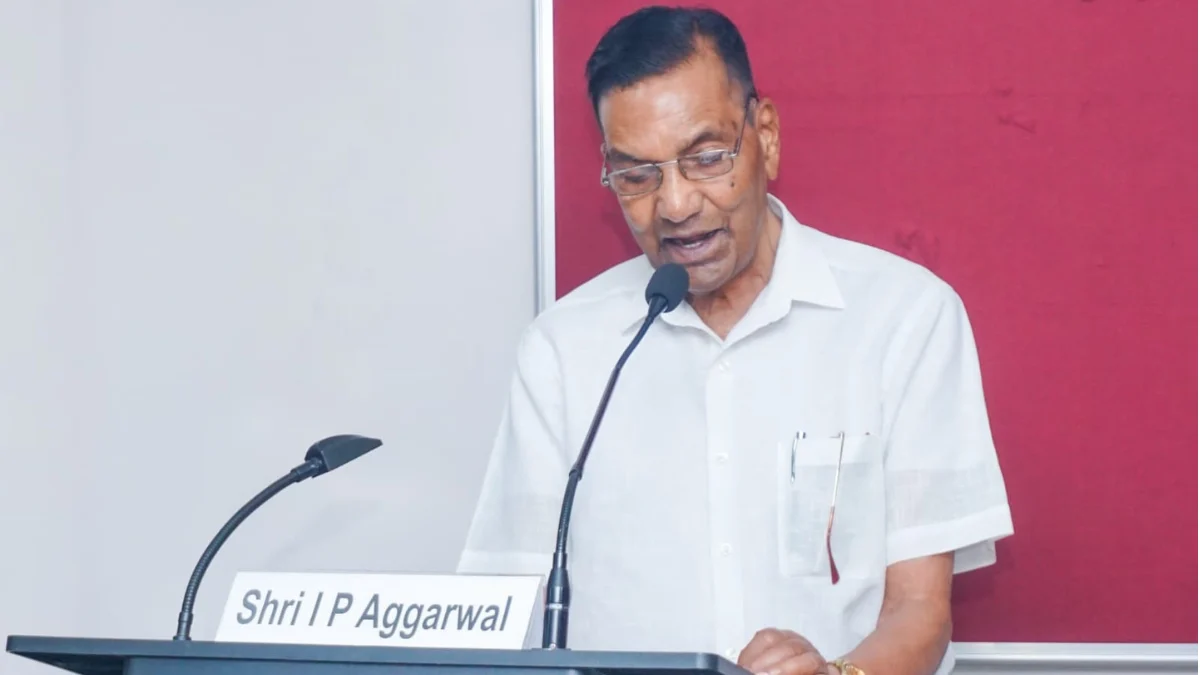 कृत्रिम बुद्धिमत्ता को मानवीय मूल्यों के साथ अपनाने की जरूरत : प्रो. आई. पी. अग्रवाल