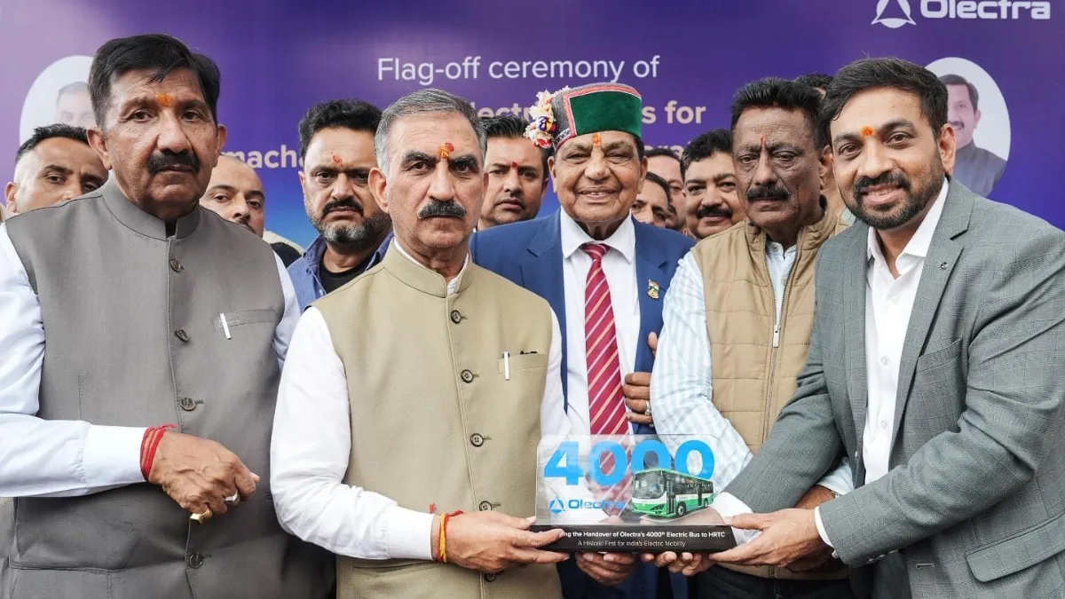 4,000 इलेक्ट्रिक बसों का मील का पत्थर: ओलेक्ट्रा बनी भारत की पहली ई-बस कंपनी
