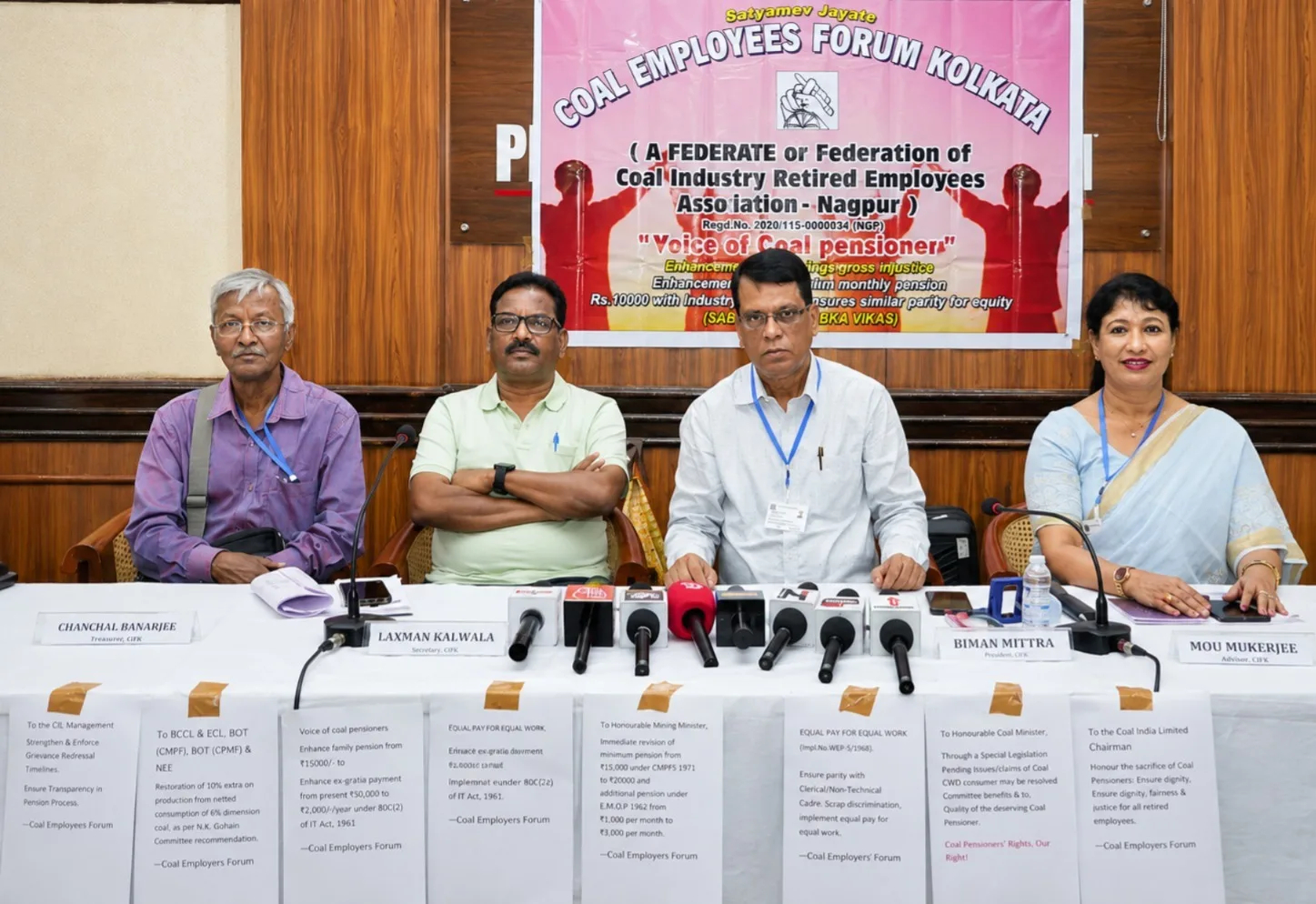 कोयला पेंशनभोगियों की बड़ी मांग: ₹10,000 न्यूनतम पेंशन, IDA और आयुष्मान भारत का लाभ देने की अपील