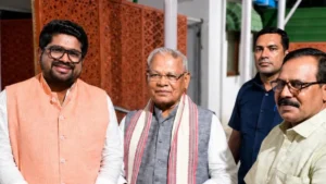 जीतन राम मांझी से मिले डॉ. भार्गव मल्लप्पा, कौशल संस्थानों का दिया न्योता