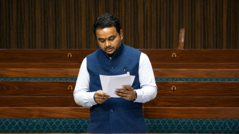 अमरावती के संवैधानिक दर्जे पर टीडीपी सांसद विजय ने उठाए सवाल