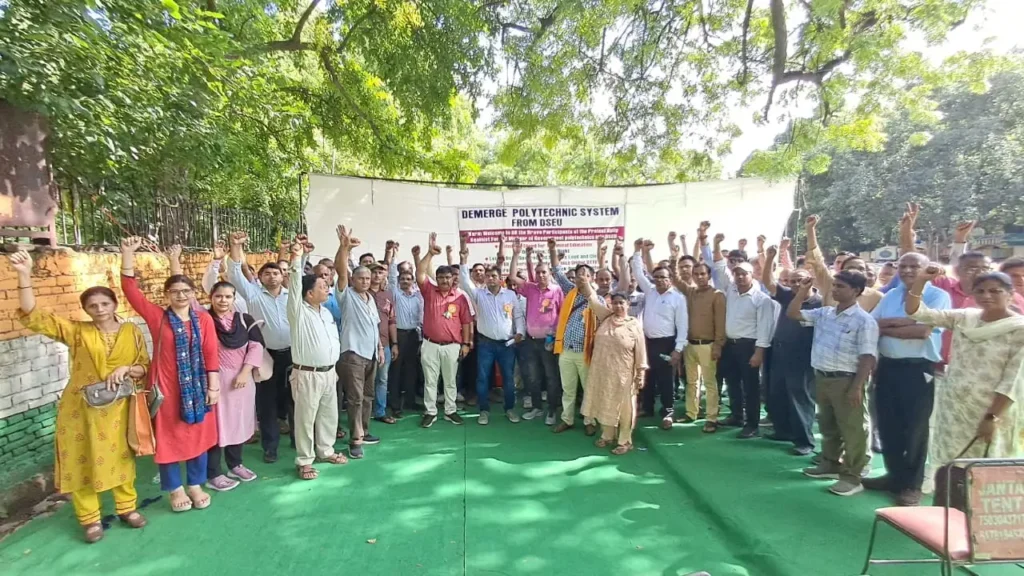 पाँच वर्षों से सेवा-स्थिति पर असमंजस का दावा, गोफ्टेड ने सरकारी पॉलिटेक्निकों के डी-मर्जर की मांग उठाई